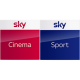Sparpaket bestehend aus sky Cinema und sky Sport.