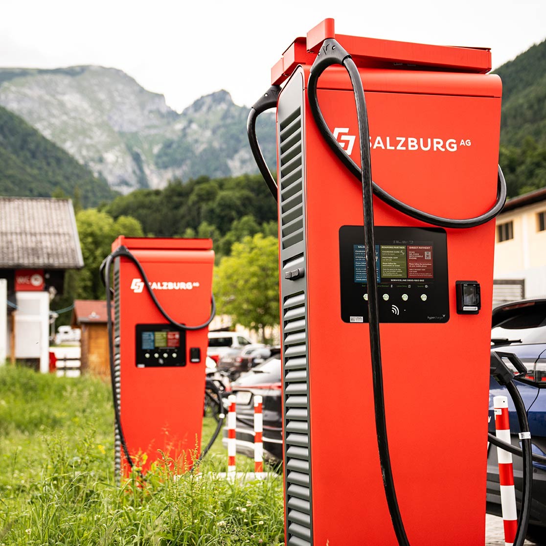 Hypercharger beim Erlebnisquartier am Wolfgangsee