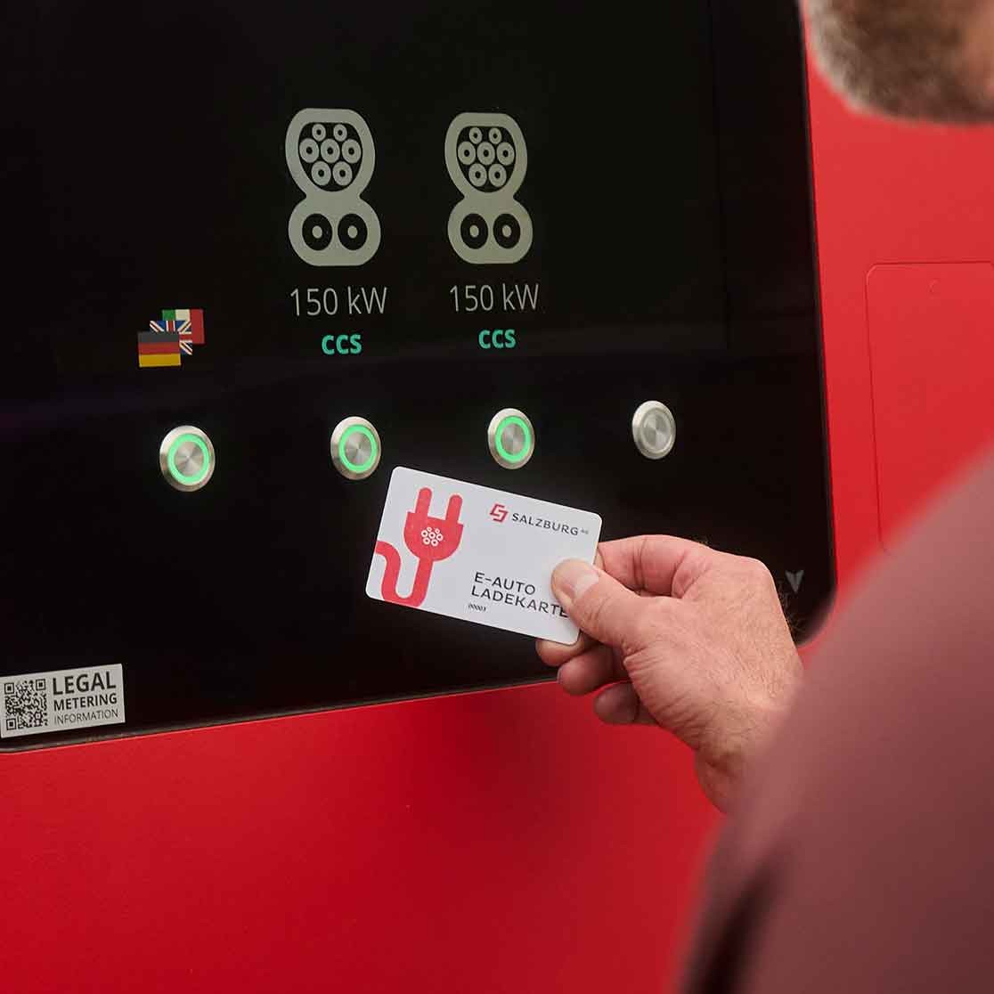 E-Auto-Ladekarte der Salzburg AG